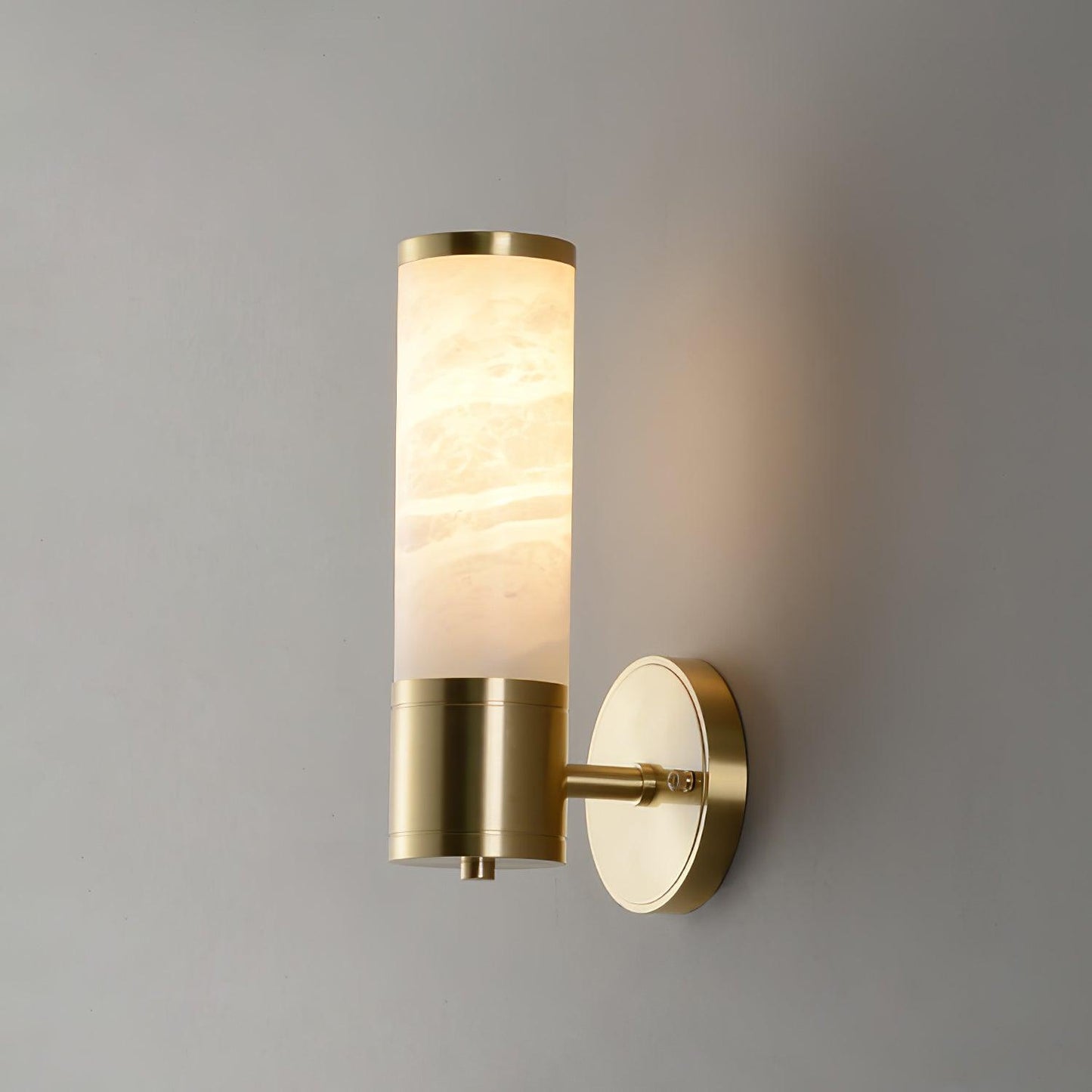 Kaia Minimalist Alabaster Wall Lamp