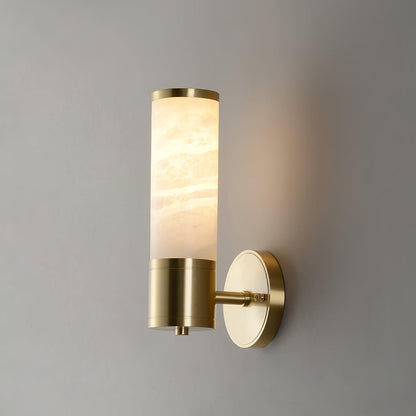Kaia Minimalist Alabaster Wall Lamp