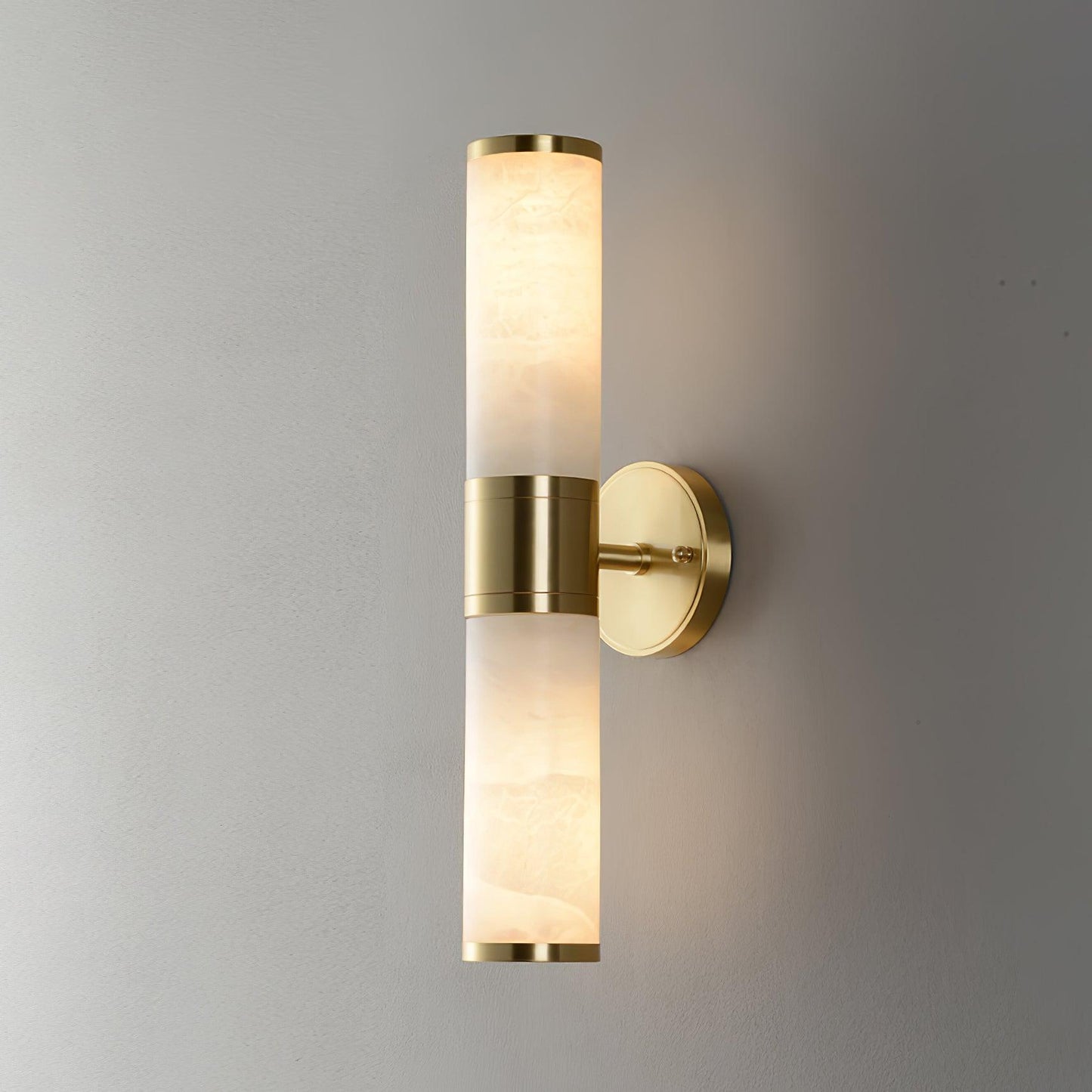Kaia Minimalist Alabaster Wall Lamp