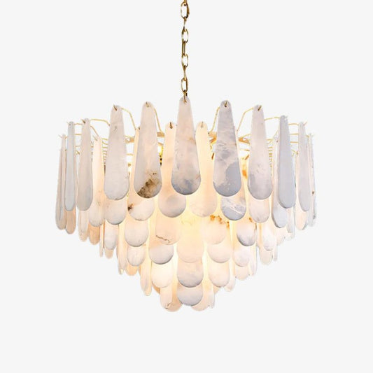 Ucararae Teardrop Alabaster Chandelier