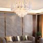 Ucararae Teardrop Alabaster Chandelier