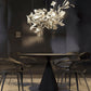 Olivia Ceramic Gingko Leaf Chandelier Organic Curves