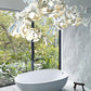 Olivia Ceramic Gingko Leaf Chandelier Organic Curves