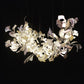 Olivia Ceramic Gingko Leaf Chandelier Organic Curves