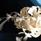 Olivia Ceramic Gingko Leaf Chandelier Organic Curves