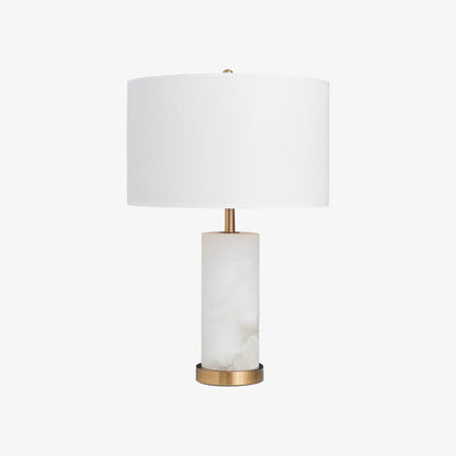 Zosilis Cylindrical Alabaster Table Lamp