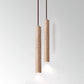 Olvynarae Cylindrical Travertine Pendant Light