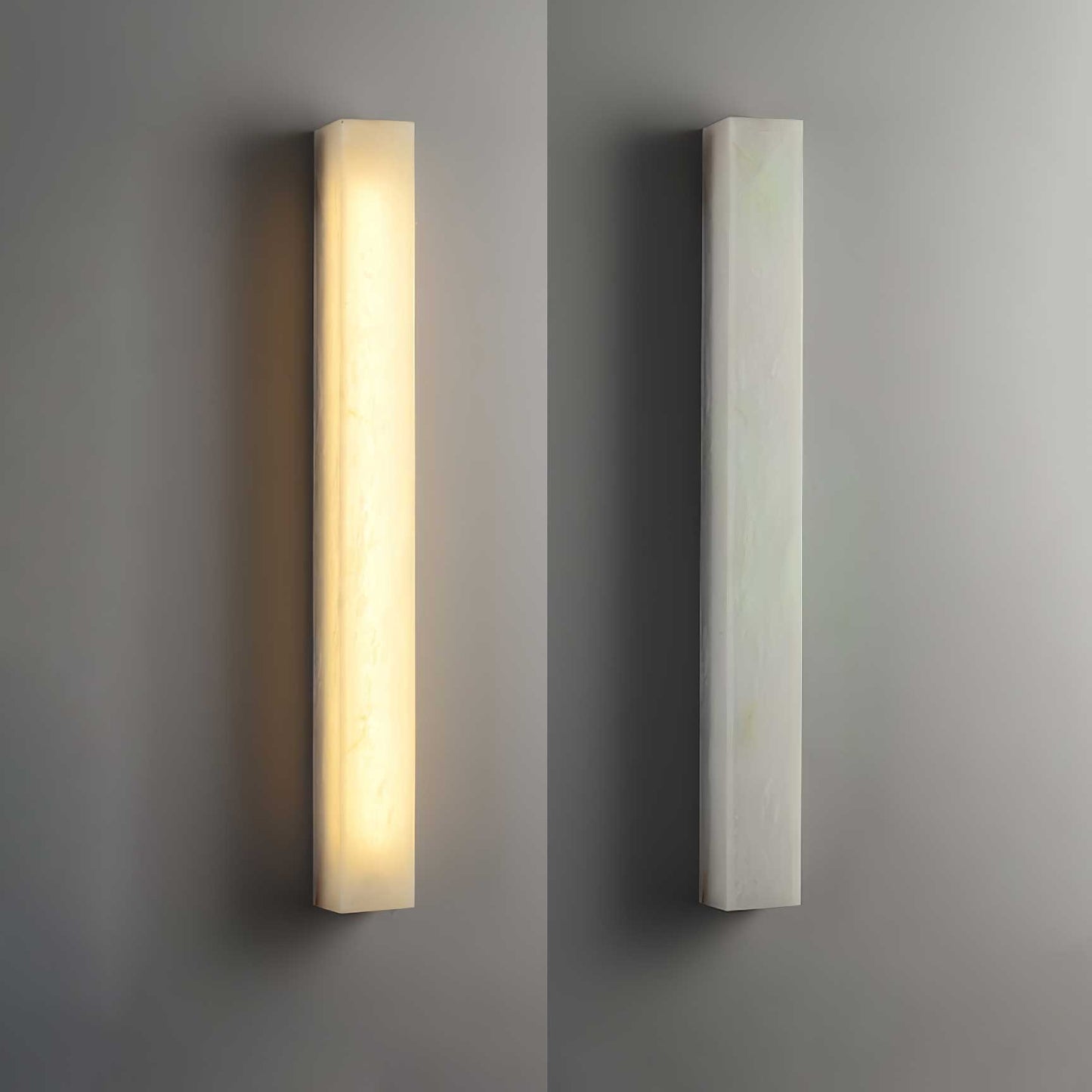 Irina Cylindrical Alabaster Wall Light