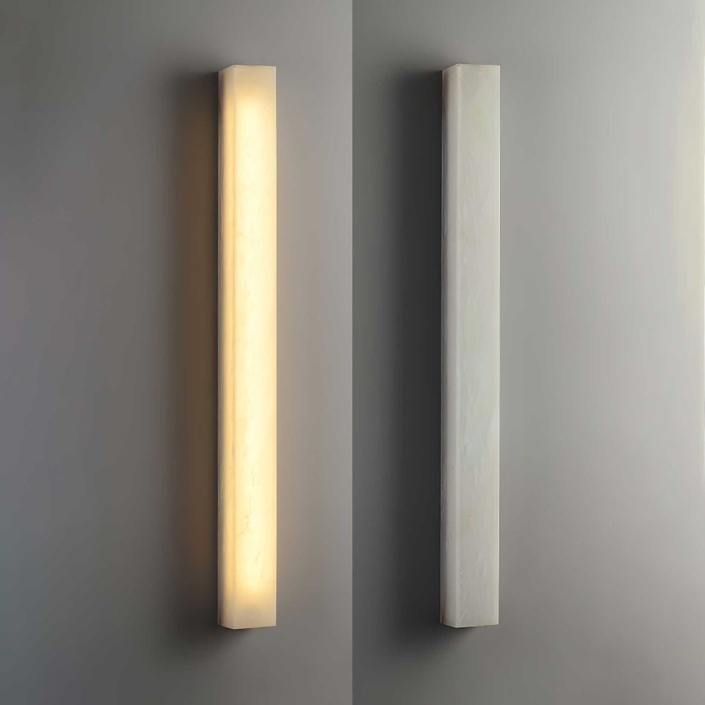 Irina Cylindrical Alabaster Wall Light