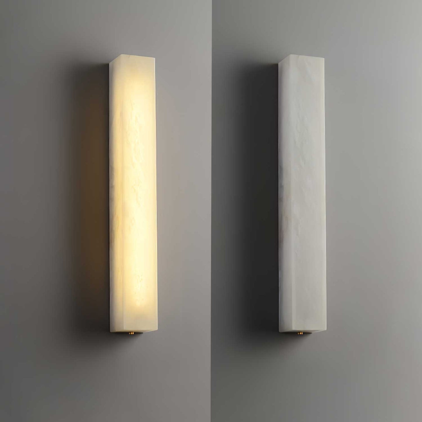 Irina Cylindrical Alabaster Wall Light