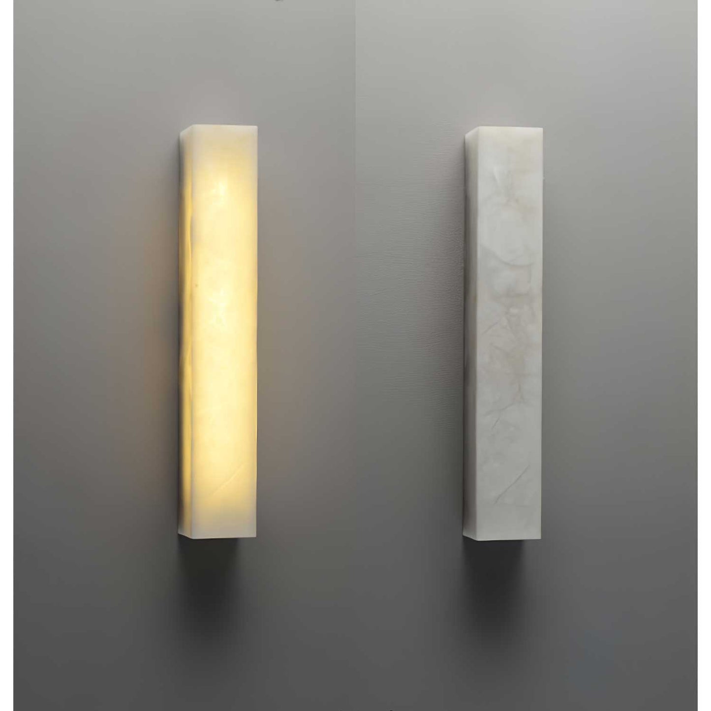 Irina Cylindrical Alabaster Wall Light