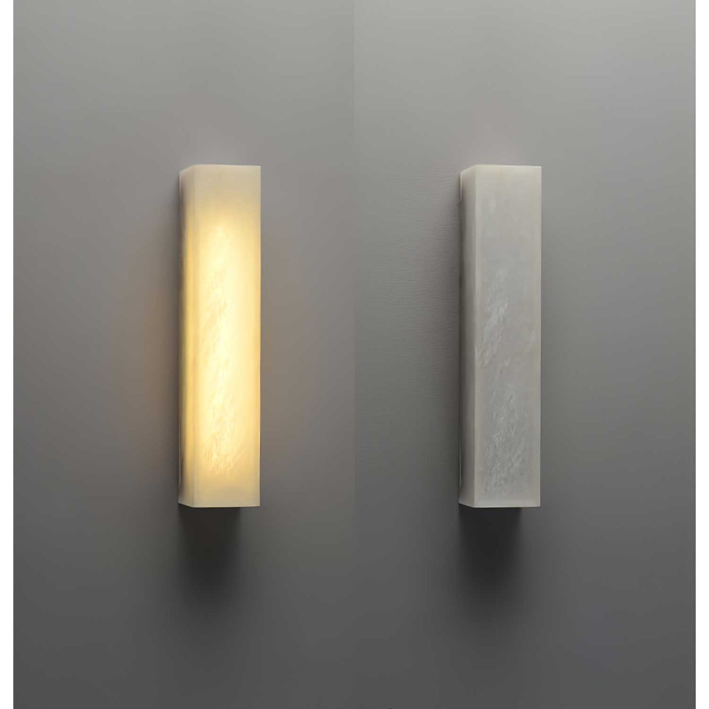 Irina Cylindrical Alabaster Wall Light