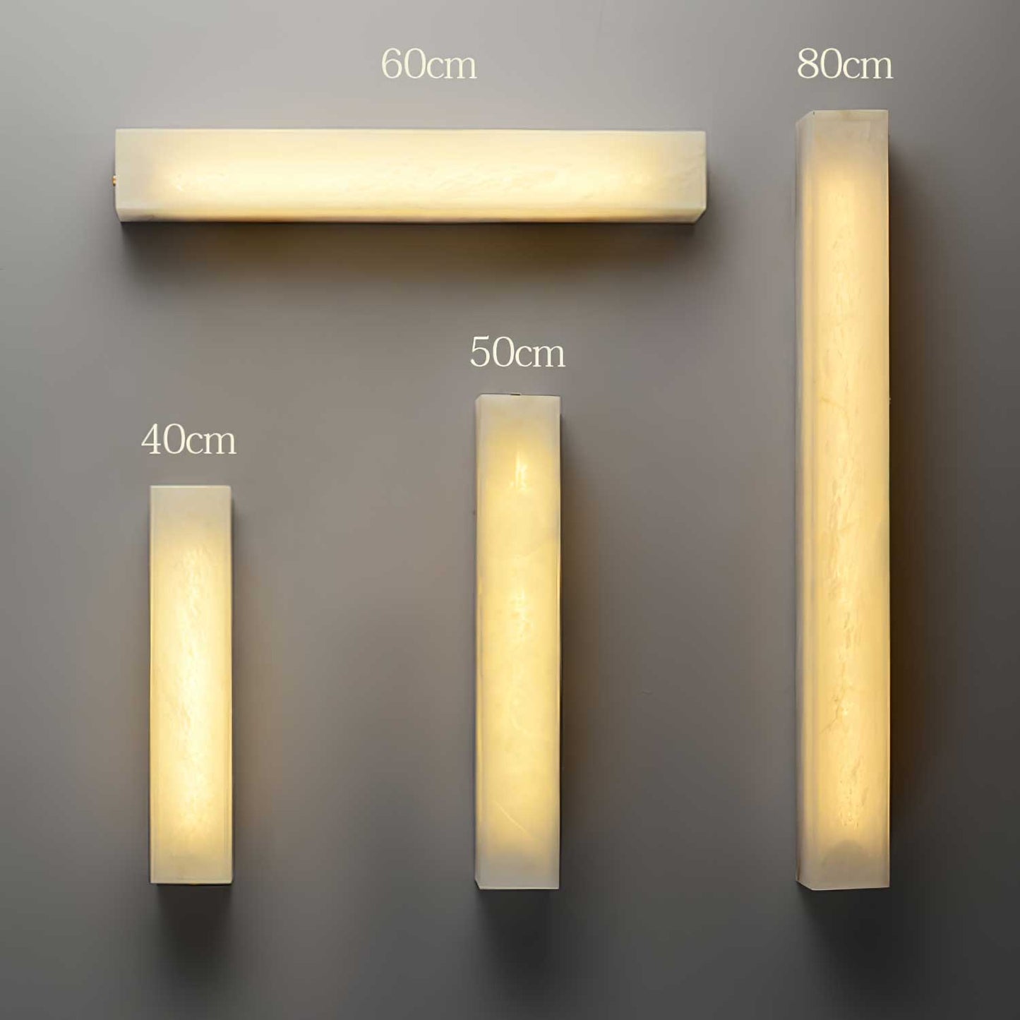 Irina Cylindrical Alabaster Wall Light