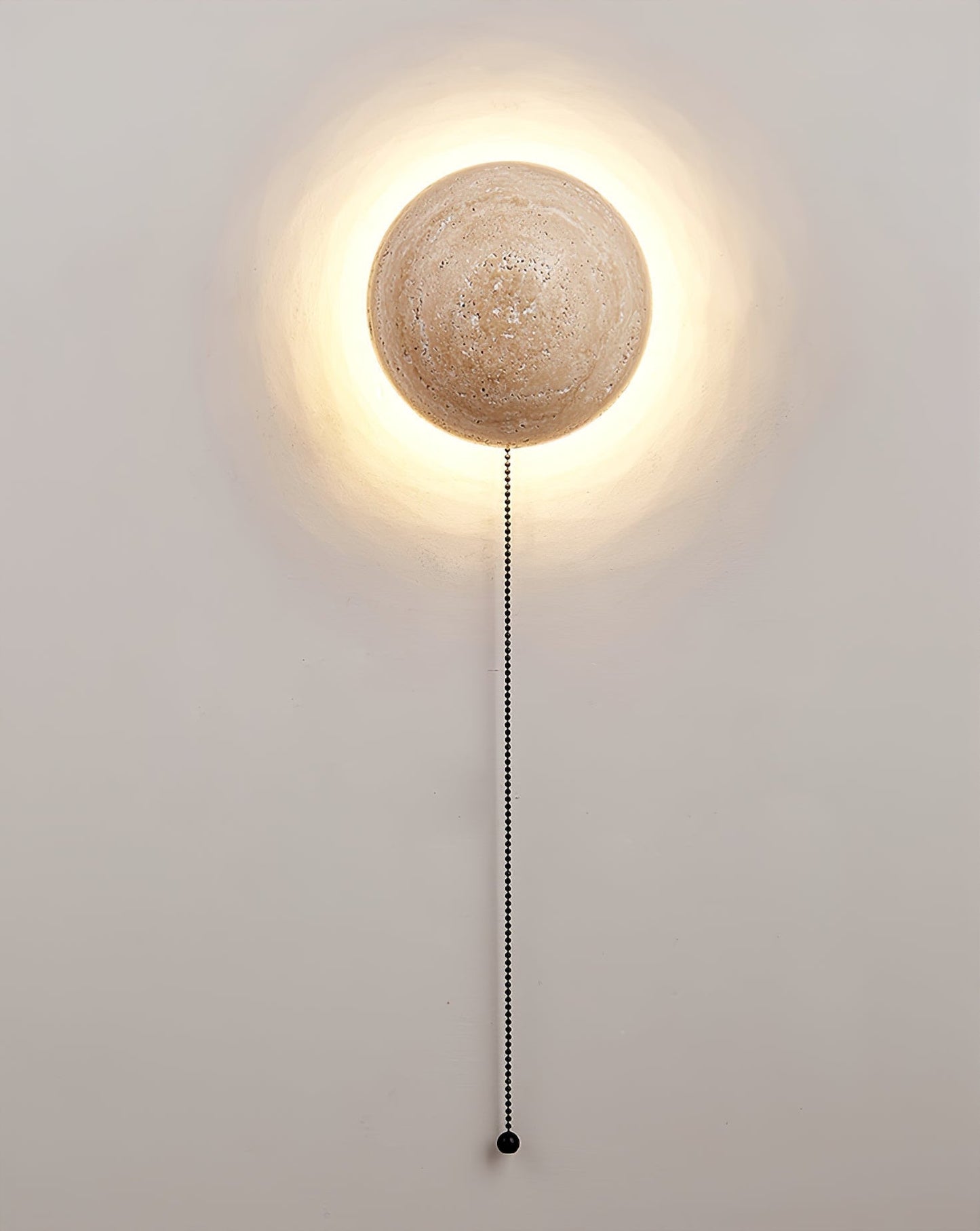 Nyvarion Minimalist Travertine Wall Light
