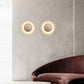Nyvarion Minimalist Travertine Wall Light