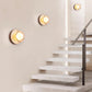 Zelirir Dual-disc Travertine Wall Light