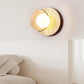 Zelirir Dual-disc Travertine Wall Light