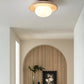 Cataliel Minimalist Travertine Ceiling Light