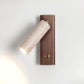 Ornoria Cylindrical Travertine Wall Light Spotlight