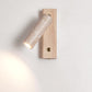Ornoria Cylindrical Travertine Wall Light Spotlight