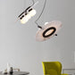 Imirila Disc Shaped Glass Alabaster Pendant Light