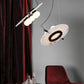 Imirila Disc Shaped Glass Alabaster Pendant Light