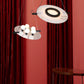 Imirila Disc Shaped Glass Alabaster Pendant Light