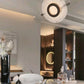 Imirila Disc Shaped Glass Alabaster Pendant Light