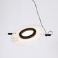 Imirila Disc Shaped Glass Alabaster Pendant Light