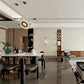 Imirila Disc Shaped Glass Alabaster Pendant Light