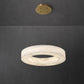 Olloros Alabaster Multi-ring Pendant Light