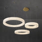 Olloros Alabaster Multi-ring Pendant Light