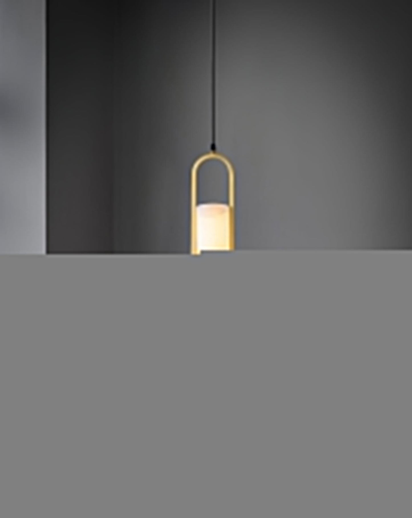 Aethyn Arch Alabaster Pendant Light