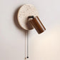 Evzoryra Disc Swing Travertine Wall Light