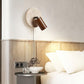 Evzoryra Disc Swing Travertine Wall Light