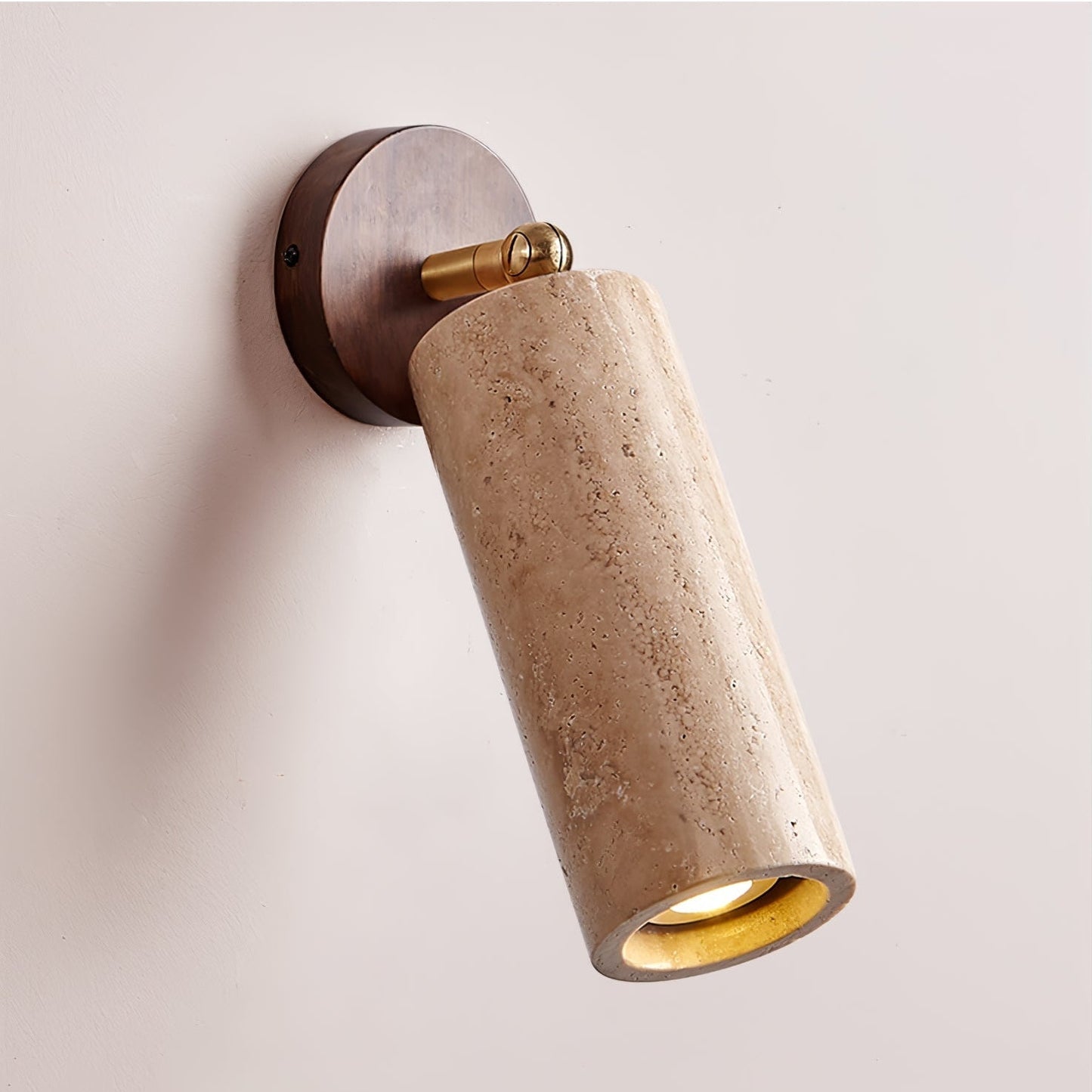 Erzorus Minimalist Travertine Wall Light