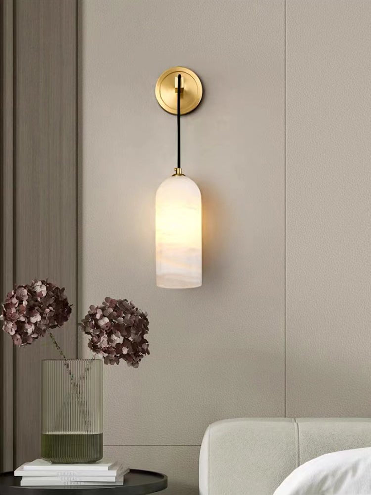 Vaelara Pendant Alabaster Wall Light