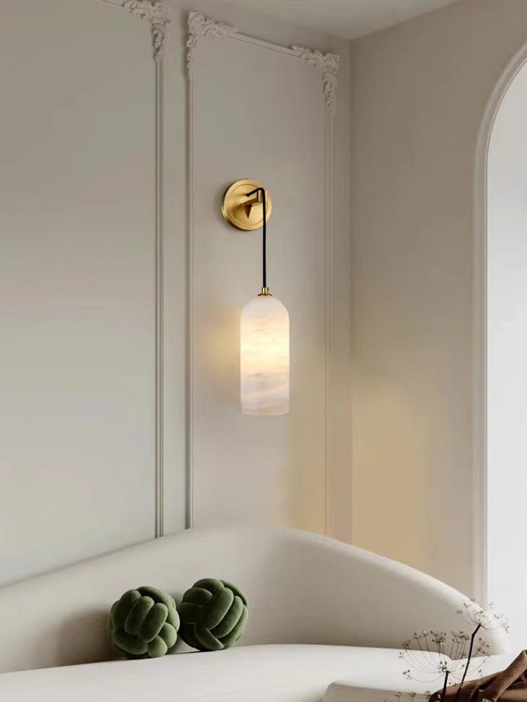 Vaelara Pendant Alabaster Wall Light