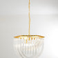 Aurora Chandelier Clear Curved Tiered