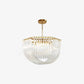 Aurora Chandelier Clear Curved Tiered