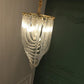 Aurora Chandelier Clear Curved Tiered