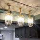 Aurora Chandelier Clear Curved Tiered