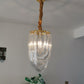 Aurora Chandelier Clear Curved Tiered