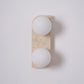 Alsilis Minimalist Travertine Wall Light