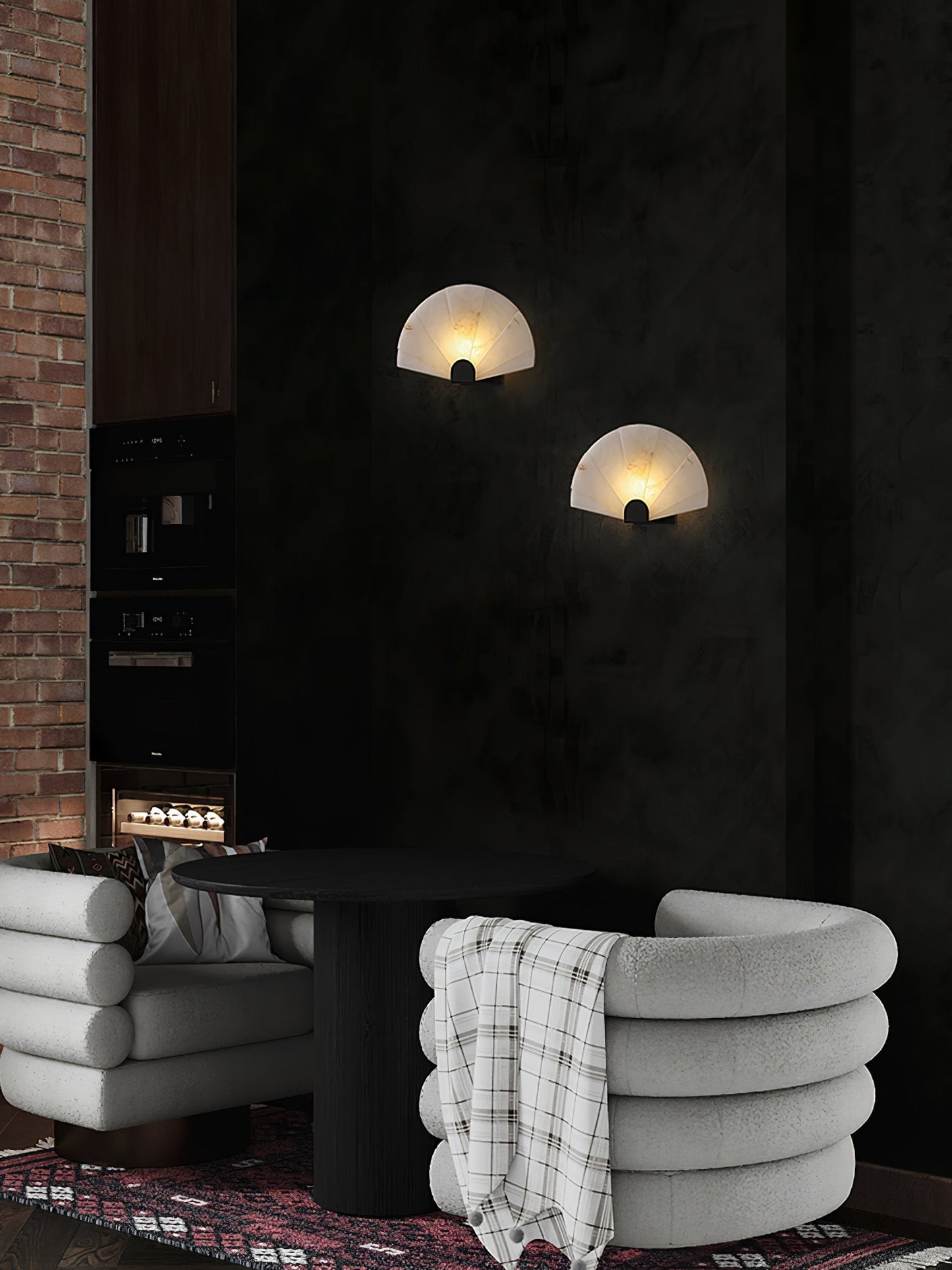 Aurelia Minimalist Alabaster Wall Light