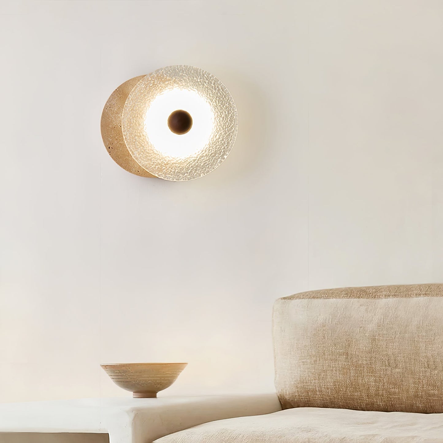 Olivia Travertine Wall Light
