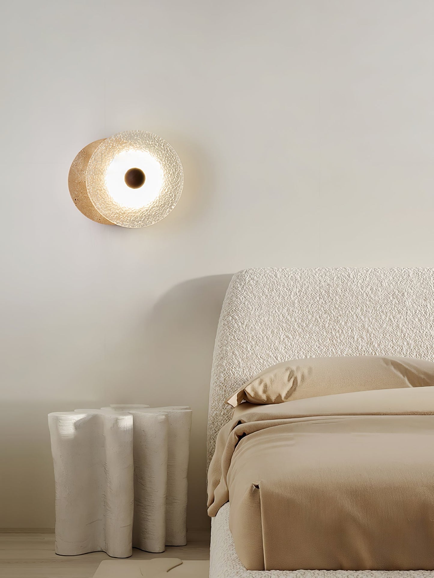 Olivia Travertine Wall Light