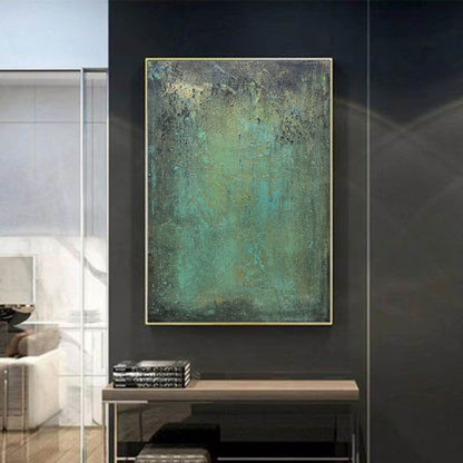 Teal Colorful Wall Art Painting