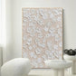 Fleur Plaster Art Texture Wall Art Painting