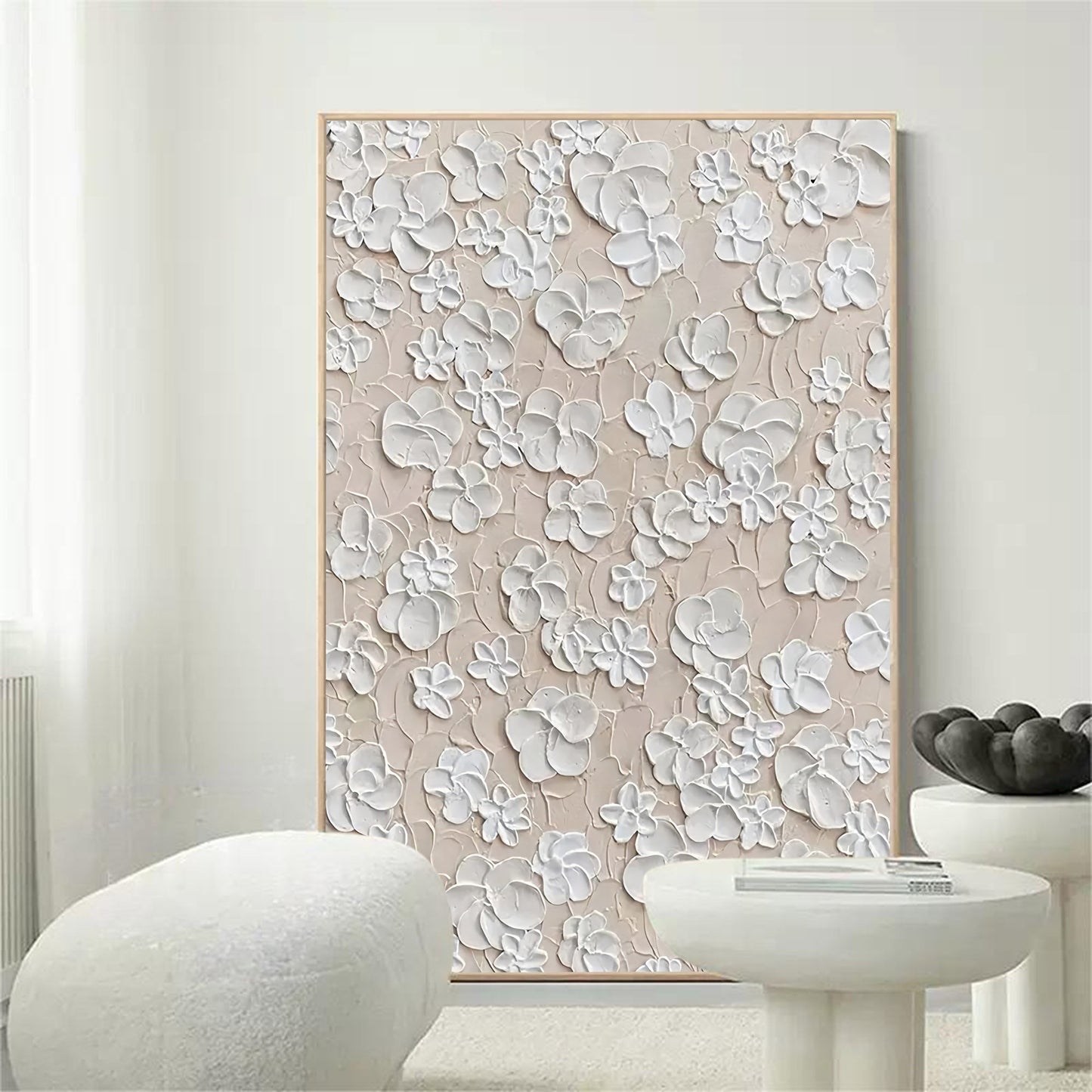 Fleur Plaster Art Texture Wall Art Painting